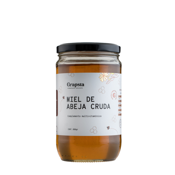 MIEL DE ABEJA CRUDA 800g